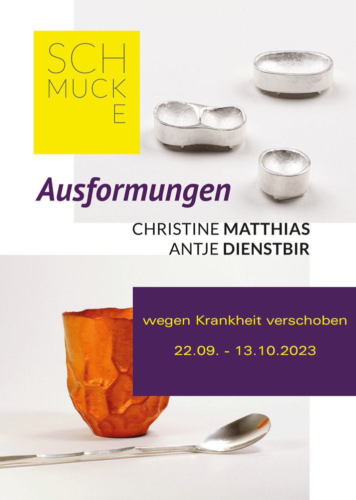 Ausstellungseröffnung 'Ausformungen' verschoben auf 22.09.2023