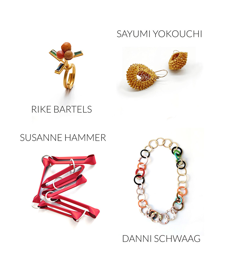 Neu bei SCHMUCKE: Rike Bartels, Sayumi Yokouchi, Susanne Hammer, Danni Schwaag!