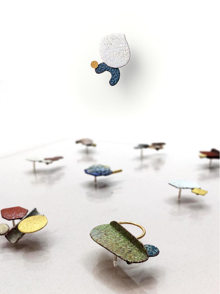 Kaori Juzu, '108 Points of View' Pins / Ohrstecker