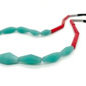 Kira Fritsch, Kette aus geschliffenen Glasperlen und Silber