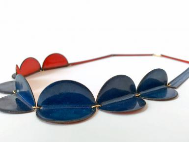 Helen Friesacher 7 Tulpe rot blau