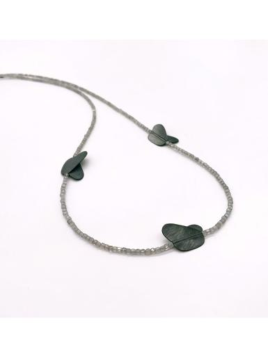 Christine Matthias, Kette, geschwärztes Silber, Zirkone
